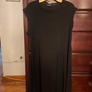 Nicole Miller Black Midi Dress 1X